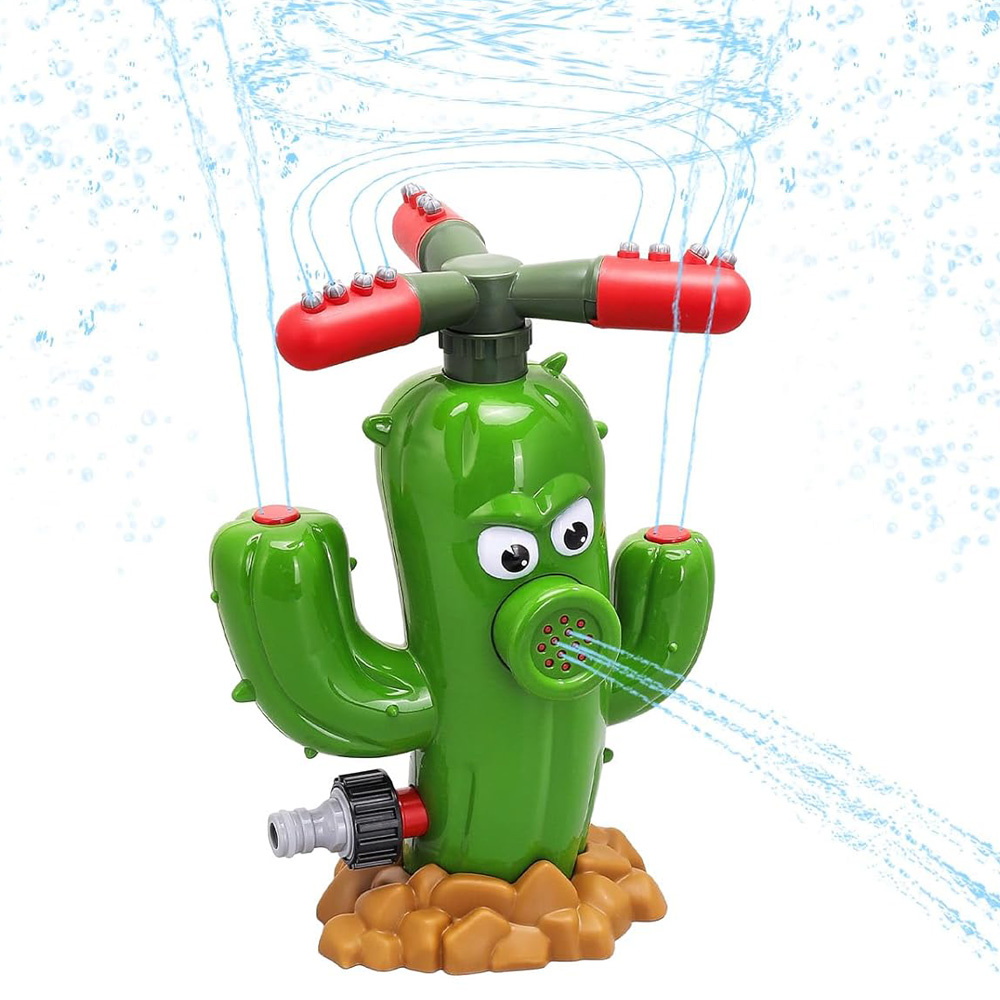 Kids Outdoor Yard Tools - Water Spray Toy Cactus Sprinkler Outdoor