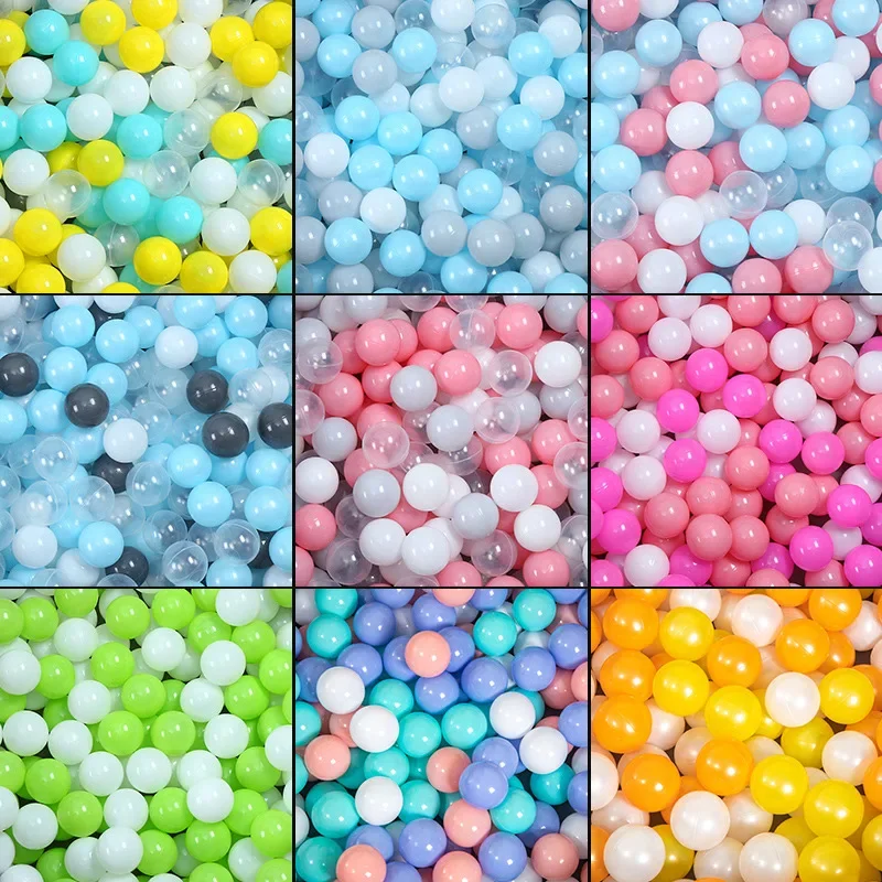 Kids Outdoor Activity Centre - 50Pcs 55MM Baby Plastic Balls Water