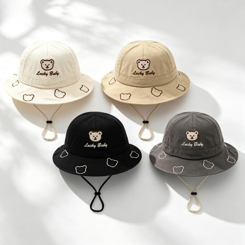 2026 Cute Cartoon Bear Baby Bu - огляд і ціна Kids Outdoor Hat