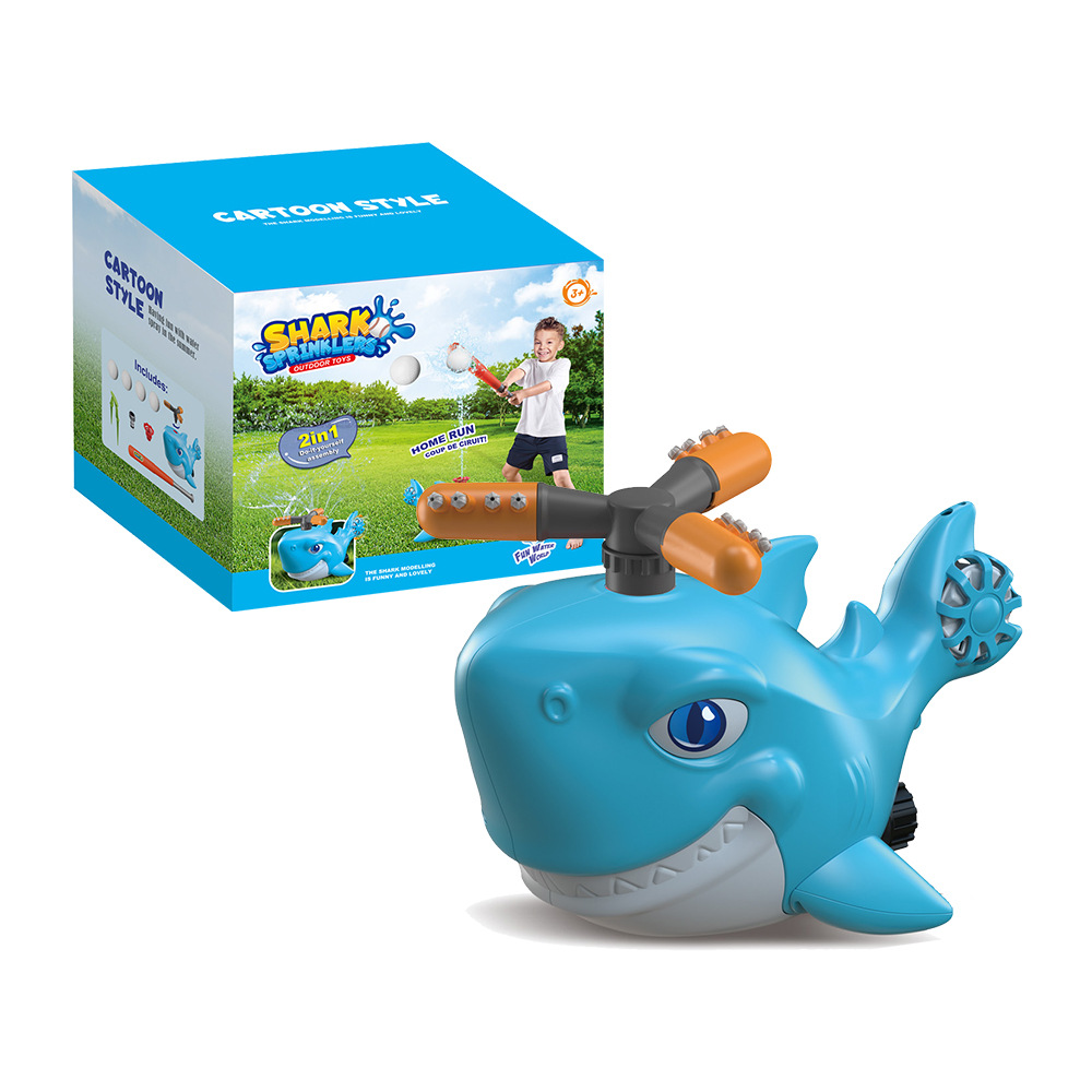 Cartoon Shark Sprinkler Outdoo - огляд і ціна Kids Outdoor Yard Tools