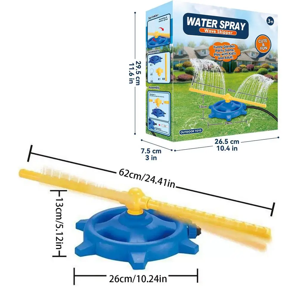 360 Degree Water Sprinkler Rot - огляд і ціна Kids Outdoor Yard Tools
