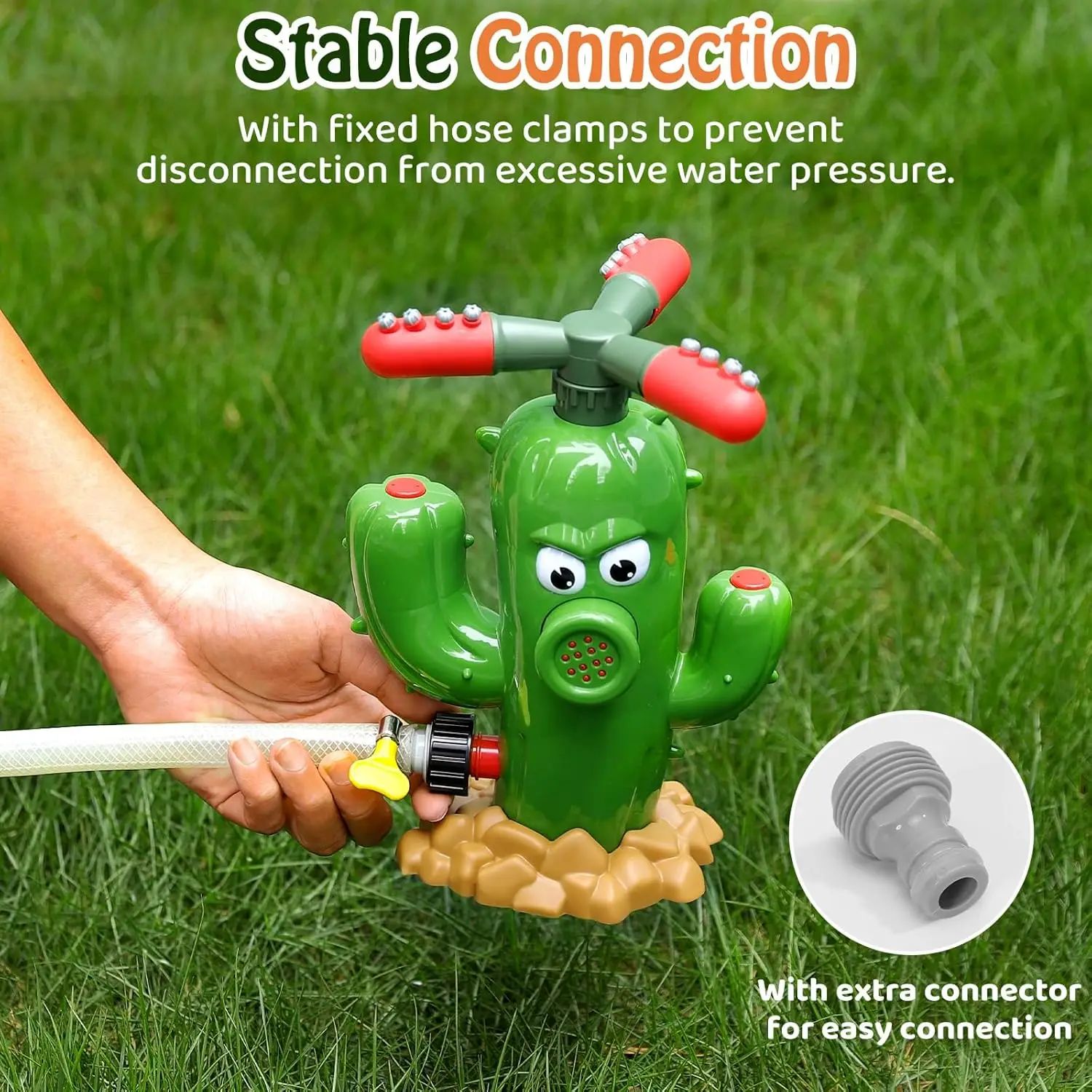 Cactus Cartoon Sprinkler Outdo - огляд і ціна Kids Outdoor Yard Tools