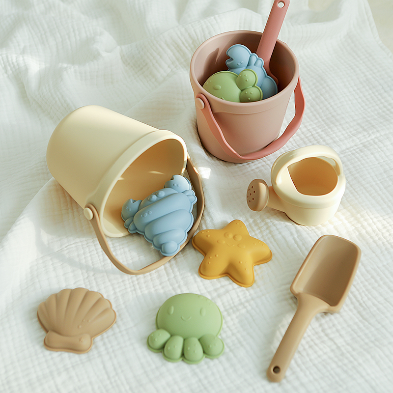 7Pcs Kids Silicone Beach Toys  - огляд і ціна Kids Outdoor Tools