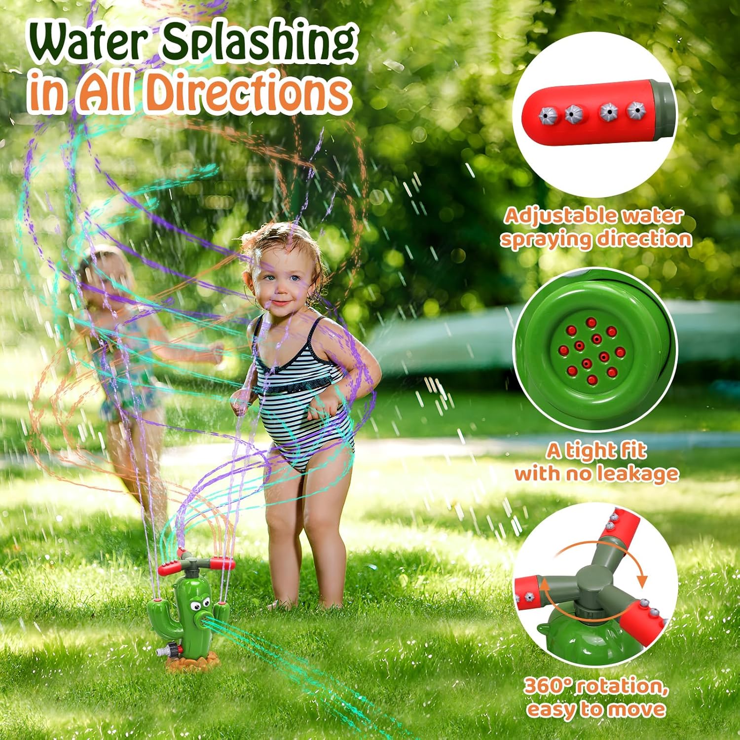 Water Spray Toy Cactus Sprinkl - огляд і ціна Kids Outdoor Yard Tools