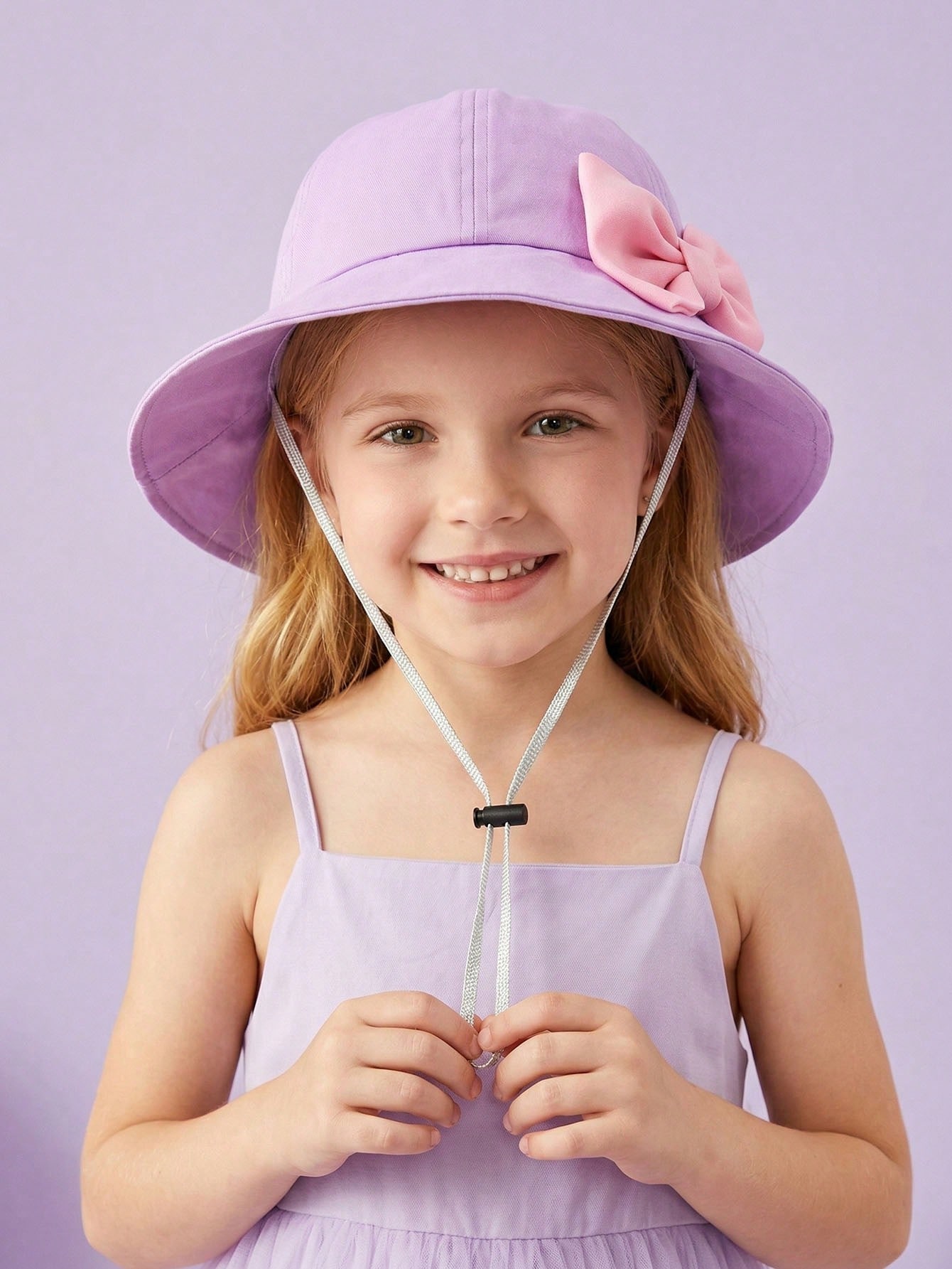 1Pcs Girl 3-8Y Trendy Pink Big - огляд і ціна Kids Outdoor Hat