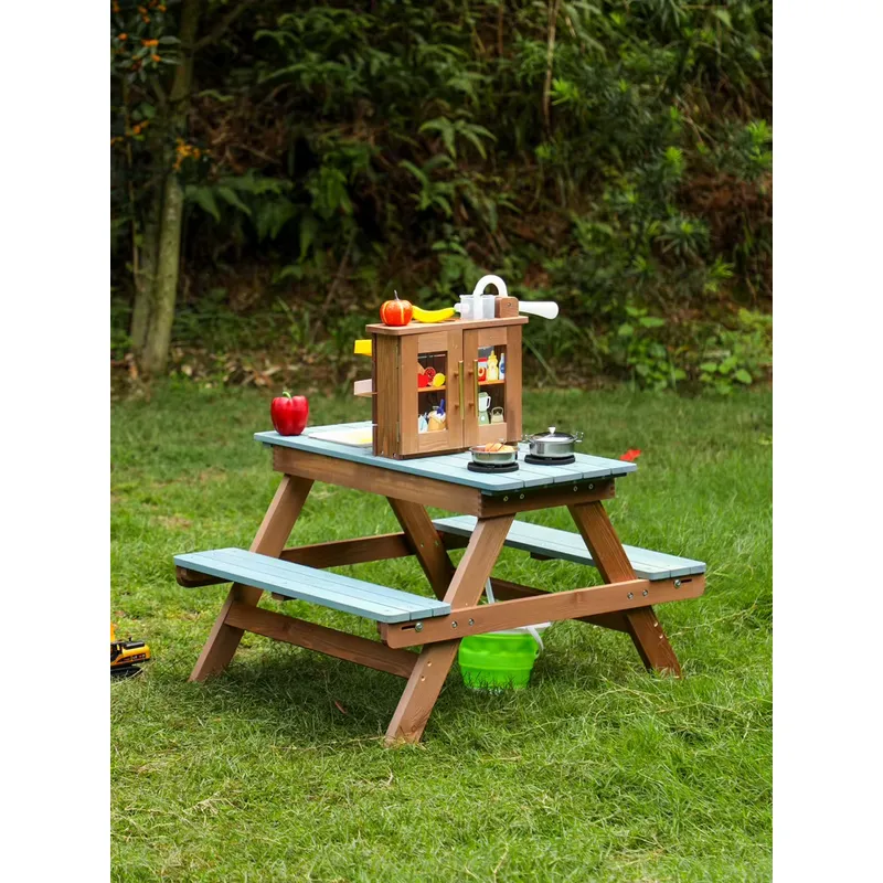 COMMIKI Wooden Outdoor Game Ta - огляд і ціна Kids Outdoor Folding Table