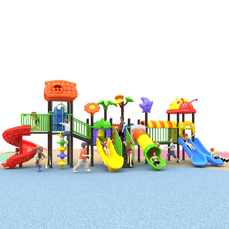 Outdoor Colorful Plastic Slide - огляд і ціна Kids Outdoor Adventure Park