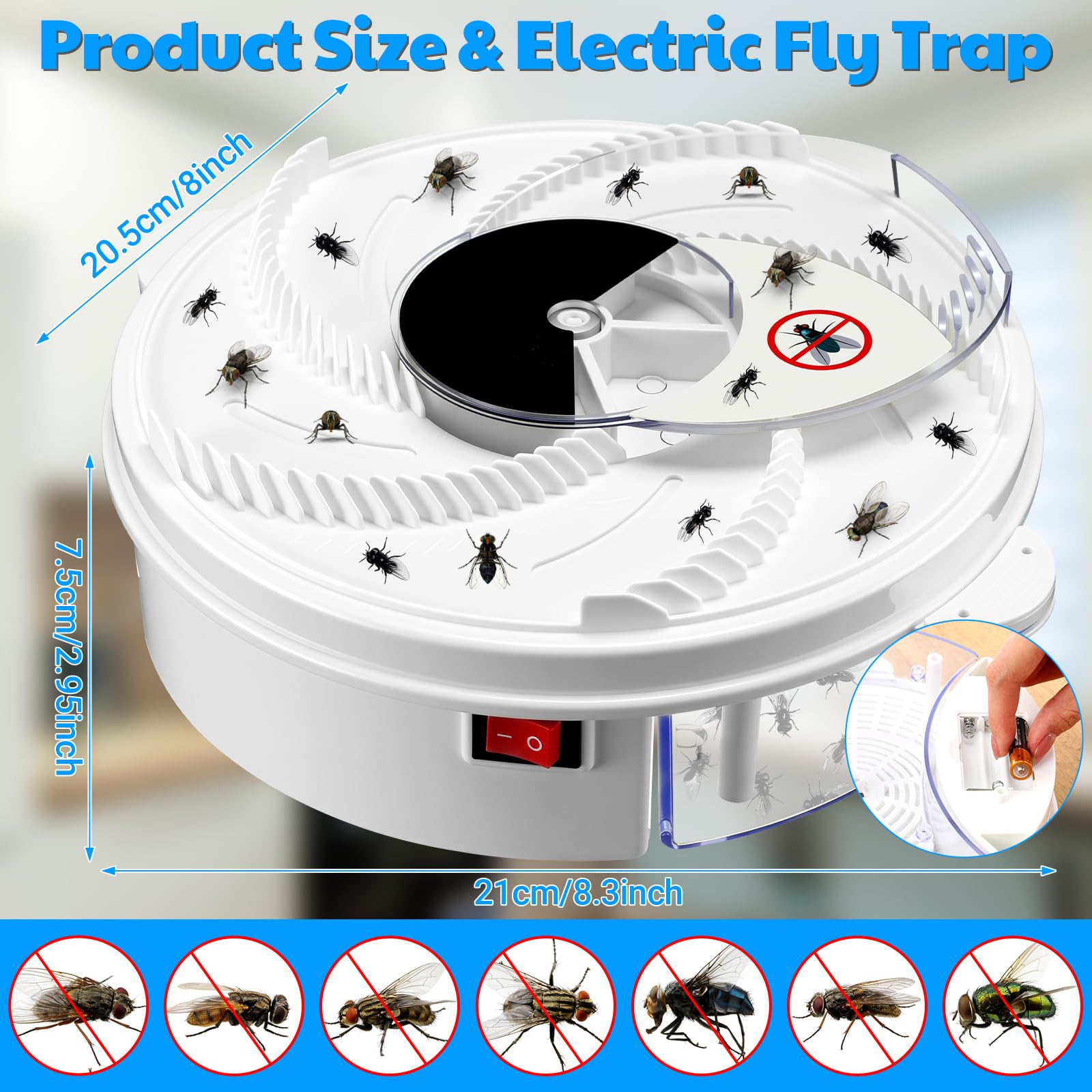 USB Electric Fly Trap Fly Catc - огляд і ціна Bug Catching Kit