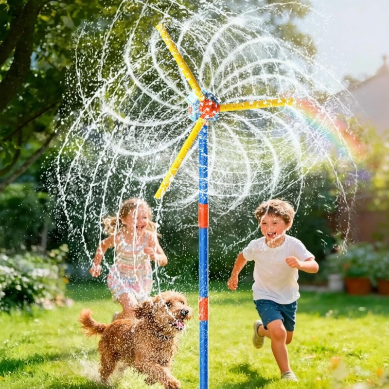 Windmill Water Sprinkler Garde - огляд і ціна Kids Outdoor Yard Tools