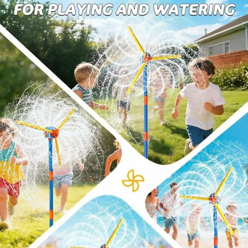 Windmill Water Sprinkler Garde - огляд і ціна Kids Outdoor Yard Tools