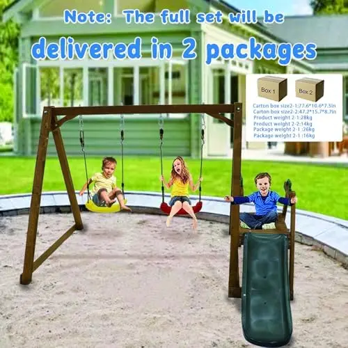 Kids Swing Set Outdoor and Sli - огляд і ціна Kids Outdoor Ladder