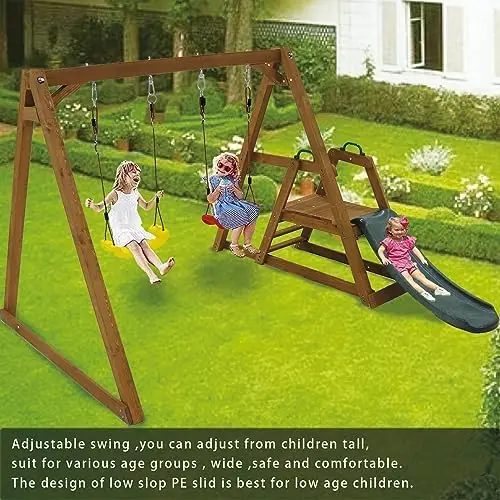 Kids Swing Set Outdoor and Sli - огляд і ціна Kids Outdoor Ladder
