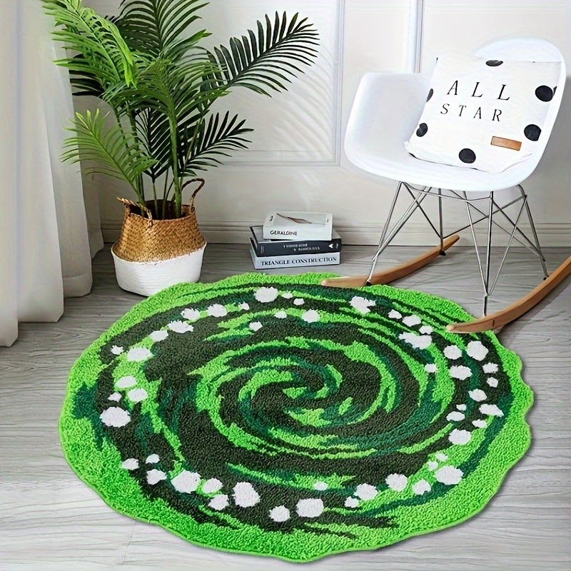 VIKAMA Green Round Plush Carpe - огляд і ціна Kids Outdoor Folding Table