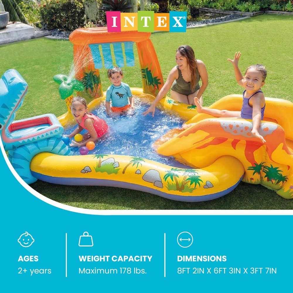 Inflatable Dinosaur Play Cente - огляд і ціна Kids Outdoor Activity Centre