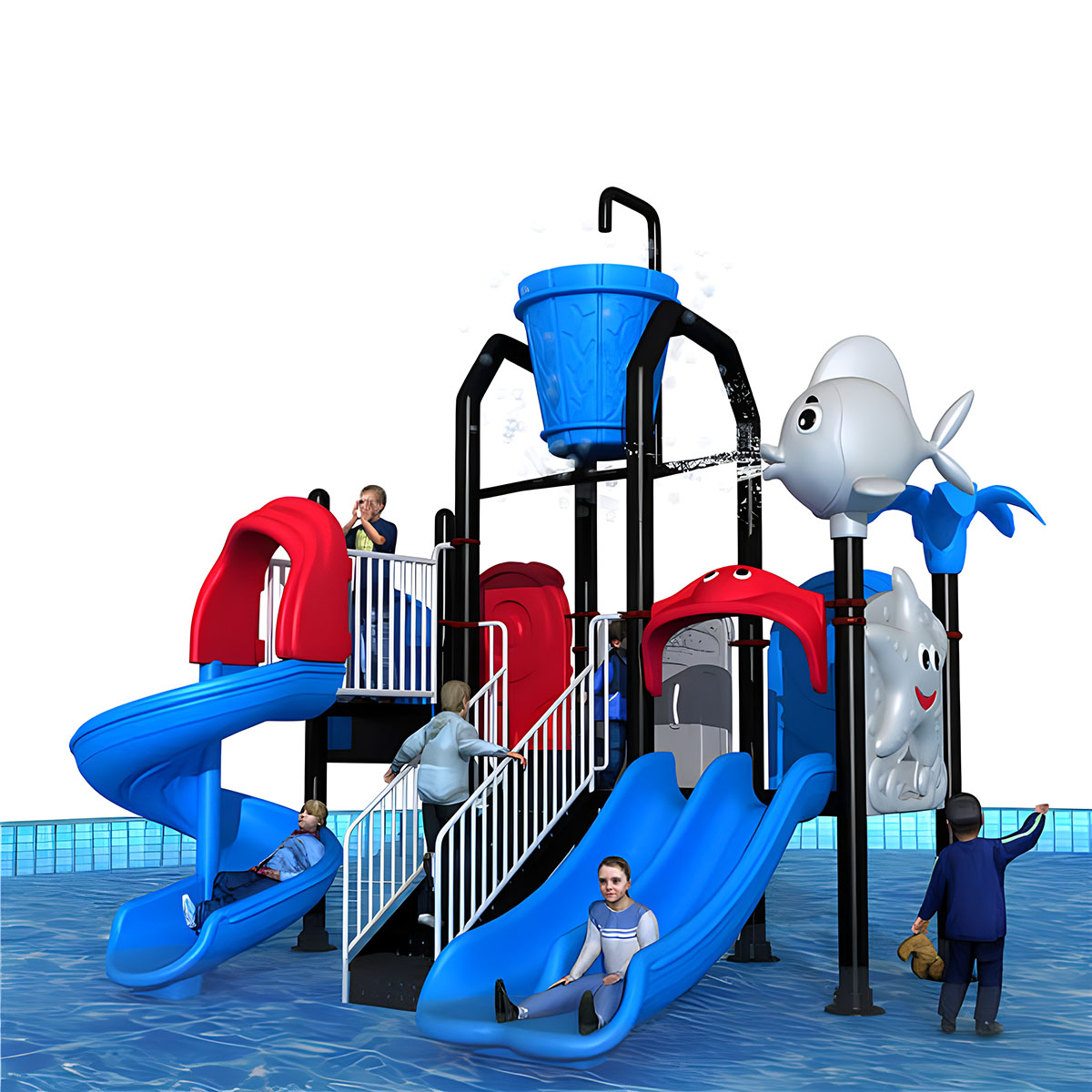 Commercial Aquatic Adventure K - огляд і ціна Kids Outdoor Adventure Park