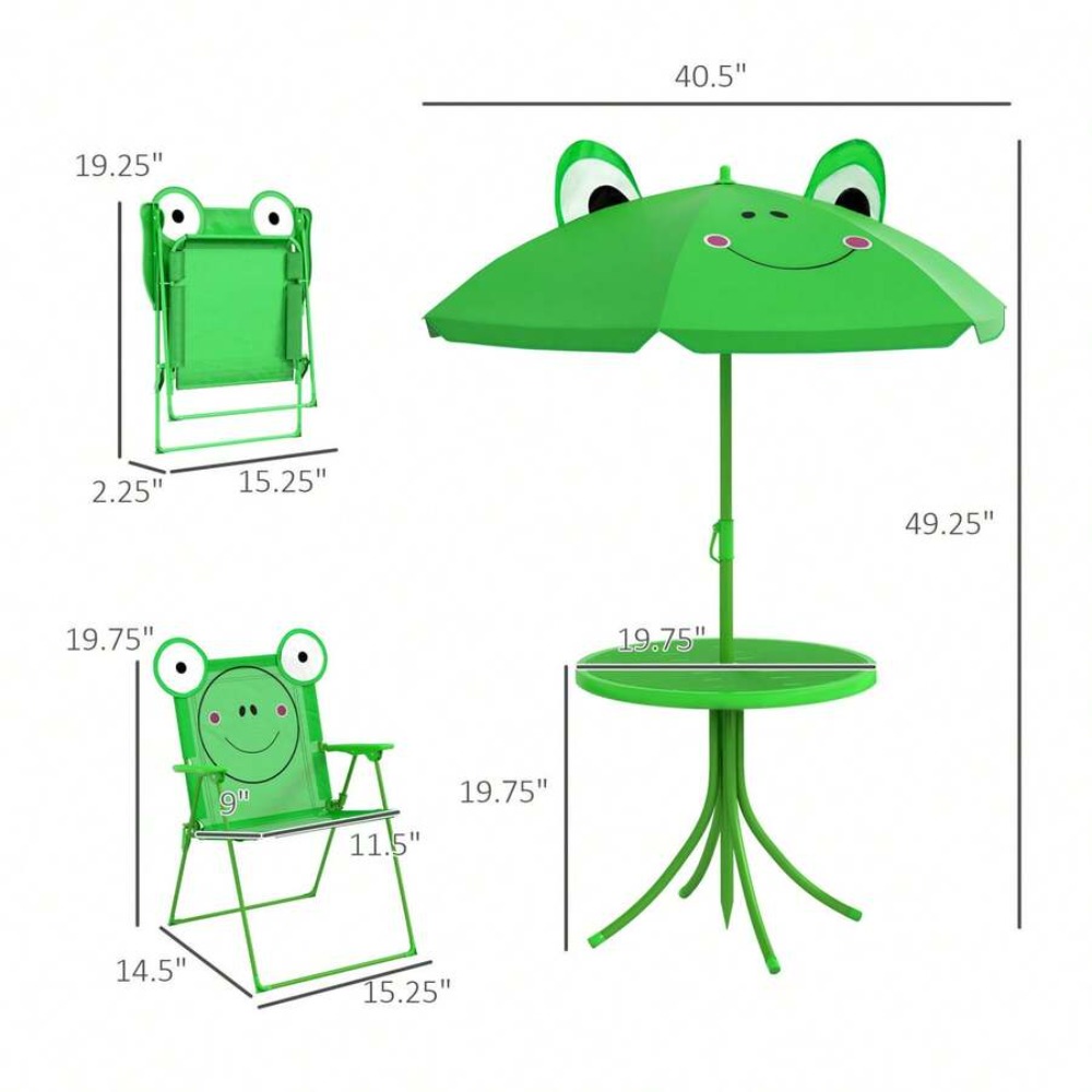 Kids Table and Chair Set Outdo - огляд і ціна Kids Outdoor Folding Table