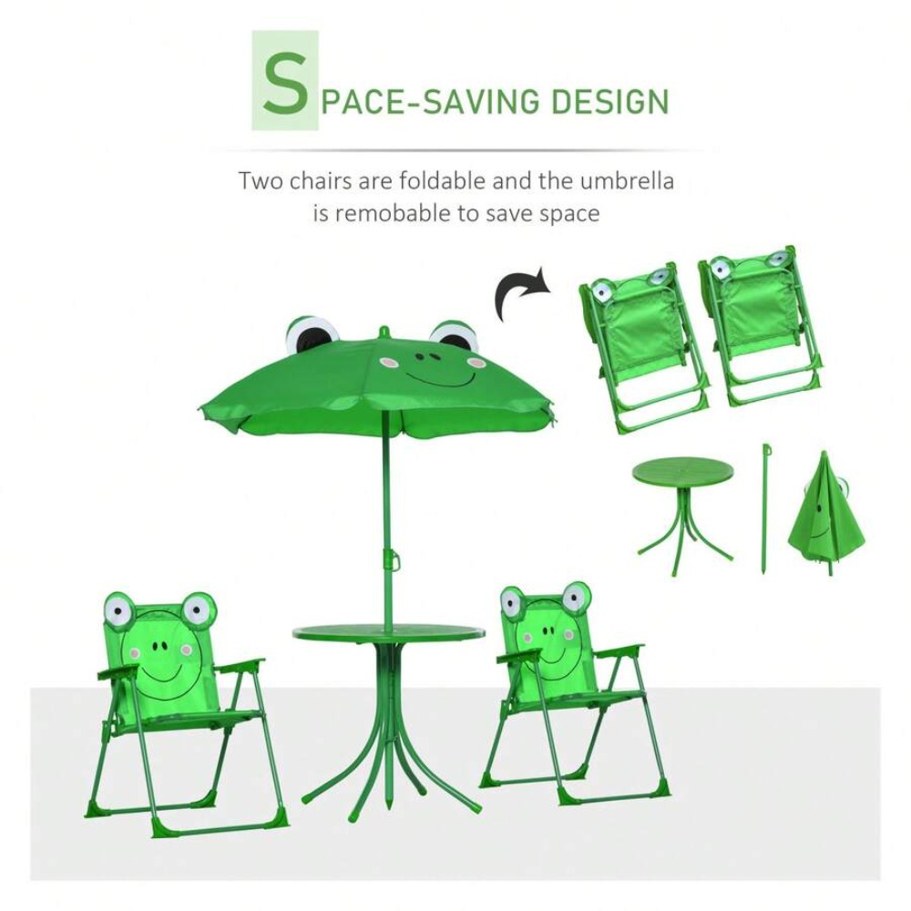 Kids Table and Chair Set Outdo - огляд і ціна Kids Outdoor Folding Table