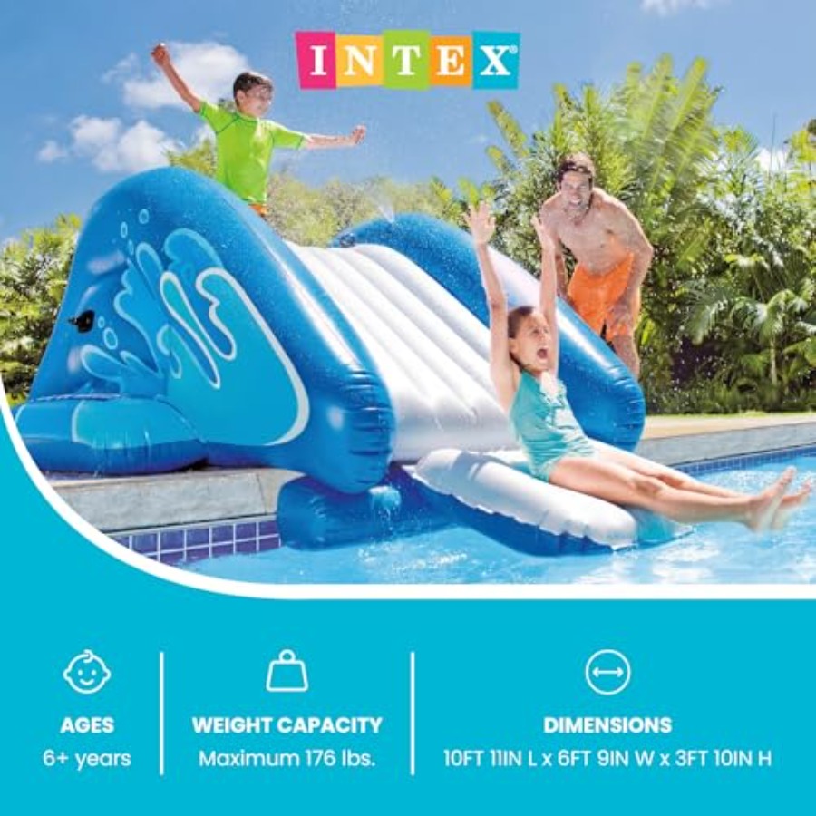 Inflatable Water Slide Pool Pl - огляд і ціна Kids Outdoor Activity Centre