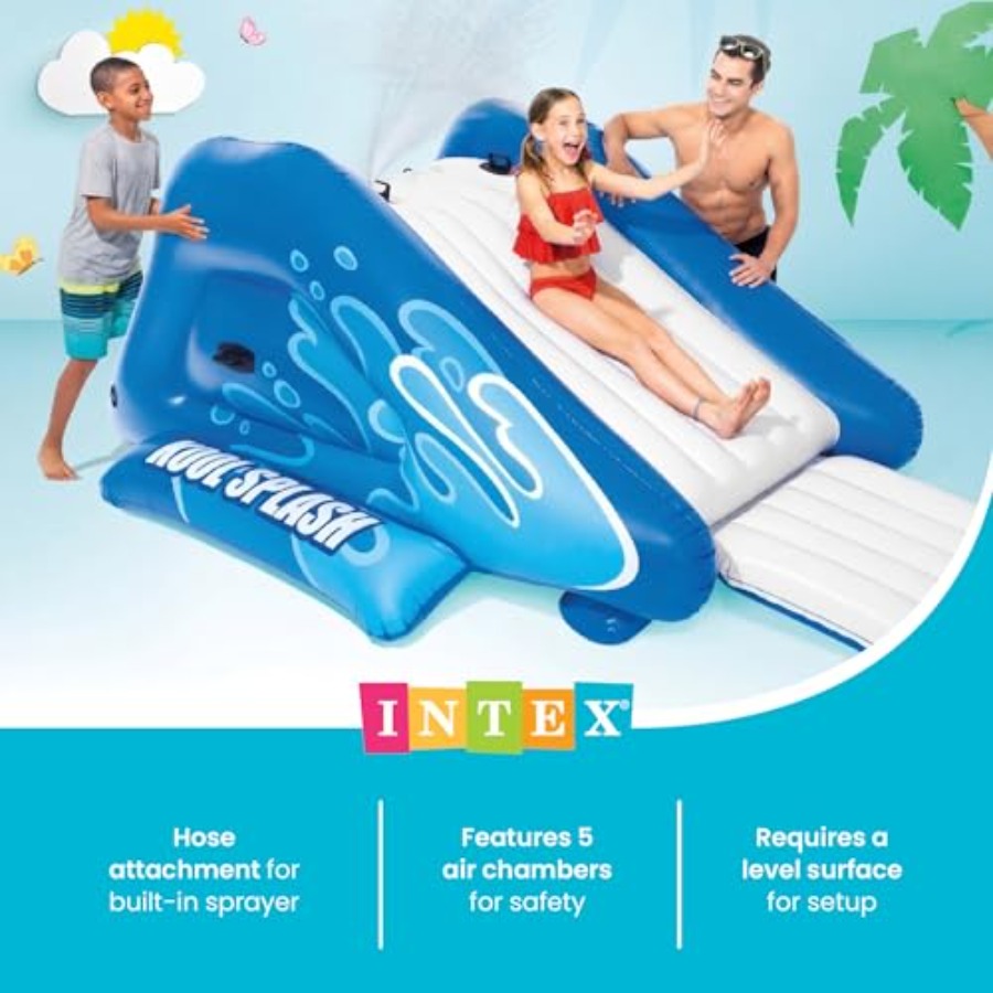 Inflatable Water Slide Pool Pl - огляд і ціна Kids Outdoor Activity Centre