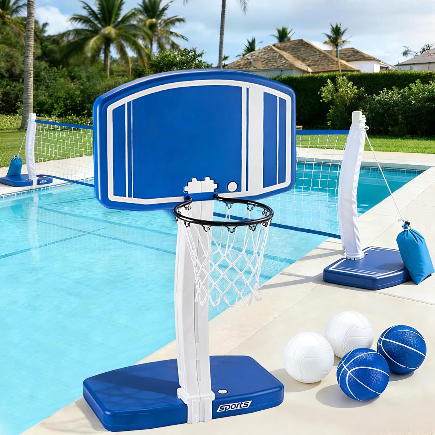 Above Ground Pool Basketball H - огляд і ціна Kids Outdoor Toys
