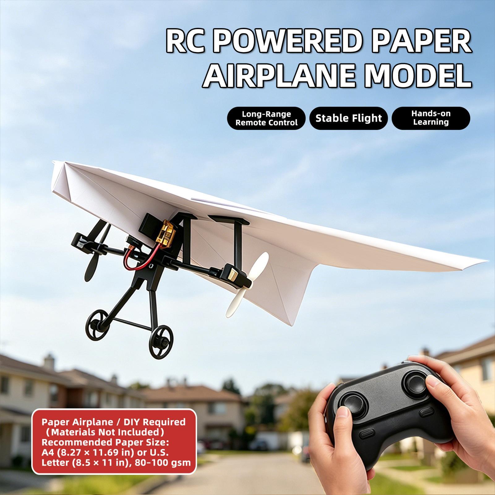 DIY RC Paper Airplane Kit Plan - огляд і ціна Kids Outdoor Set