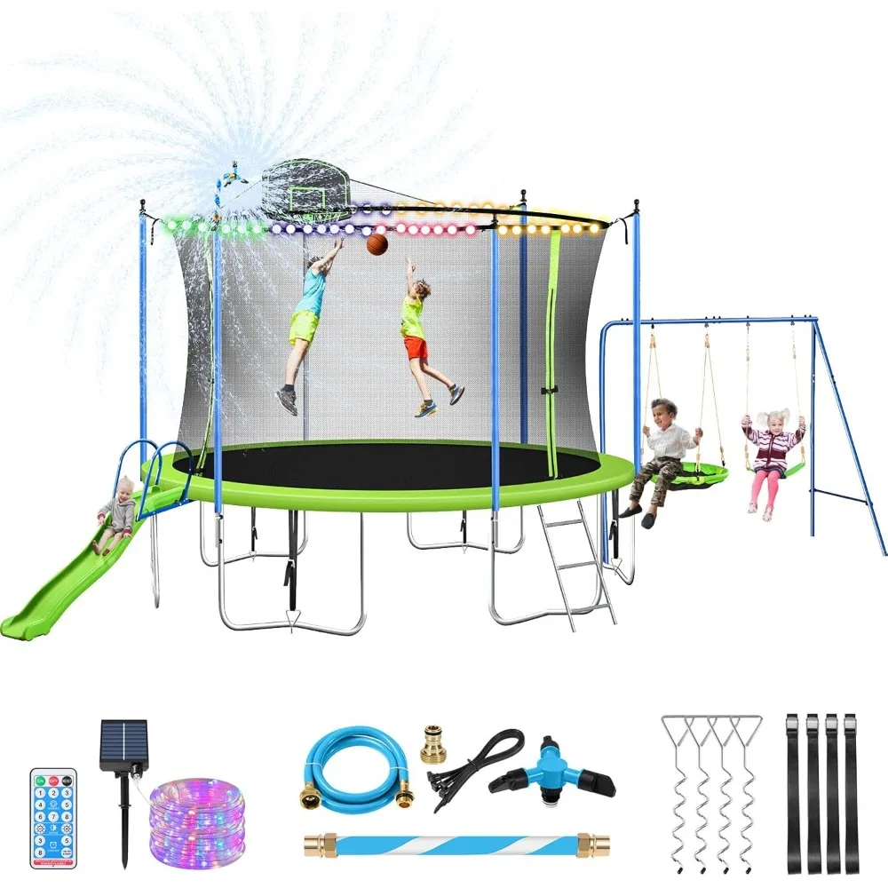 US Shipping 12-14FT Trampoline - огляд і ціна Kids Outdoor Ladder