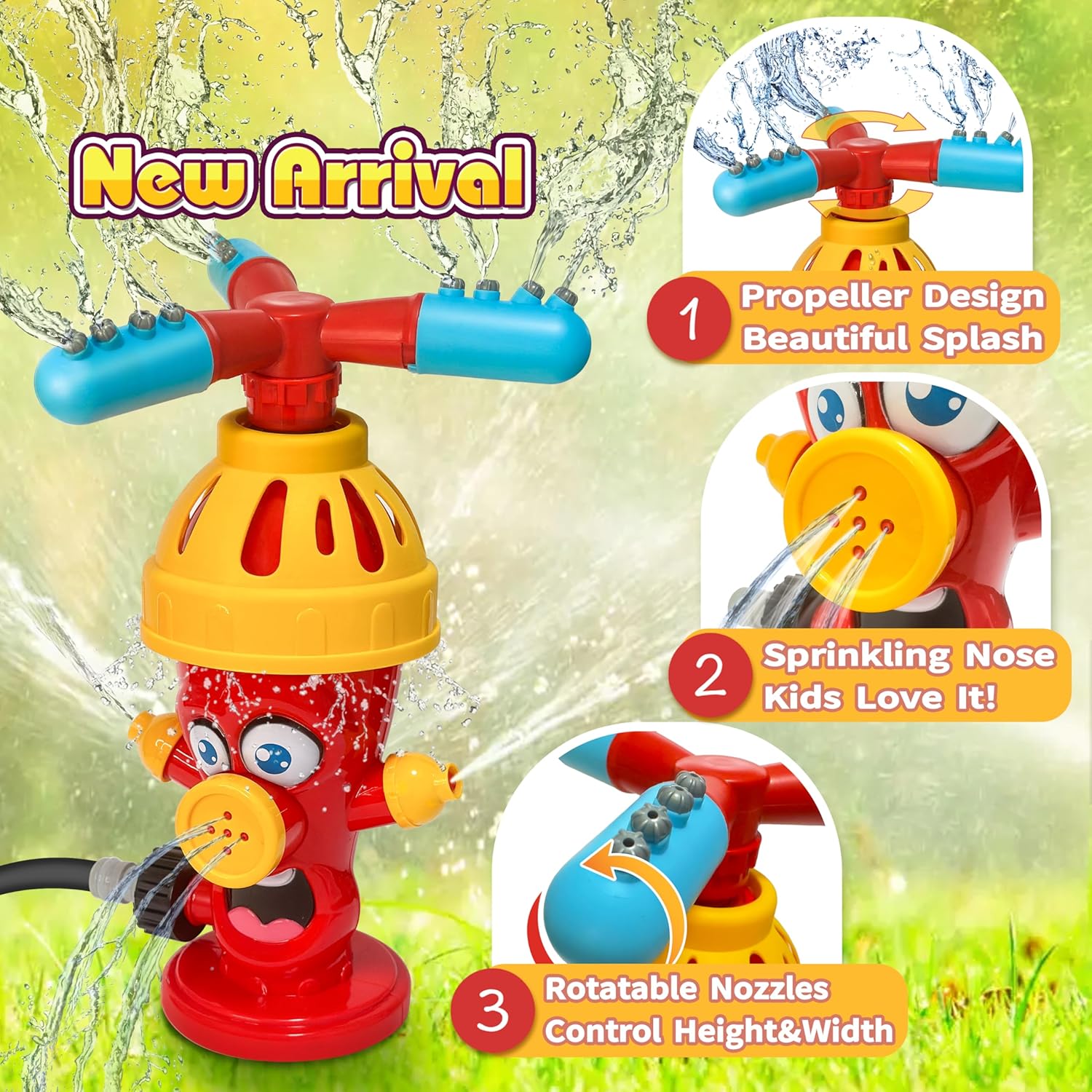Hydrant Sprinkler Outdoor Wate - огляд і ціна Kids Outdoor Yard Tools