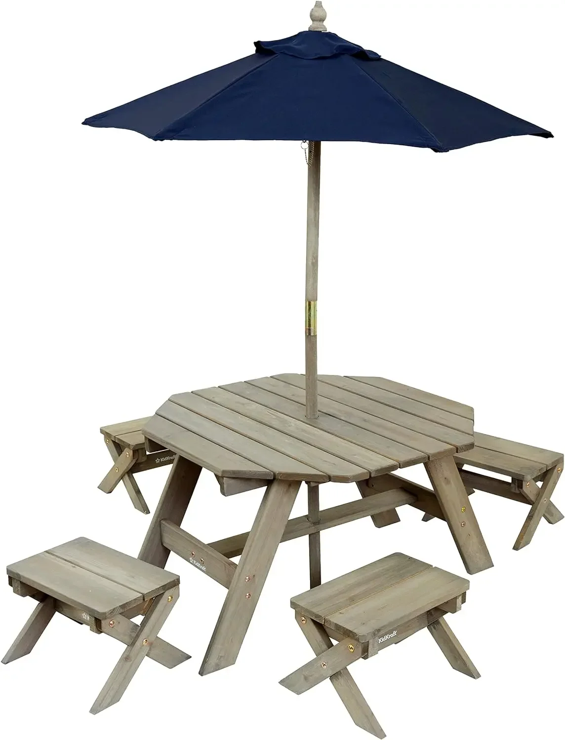 A Octagon Table Stools Umbrell - огляд і ціна Kids Outdoor Folding Table