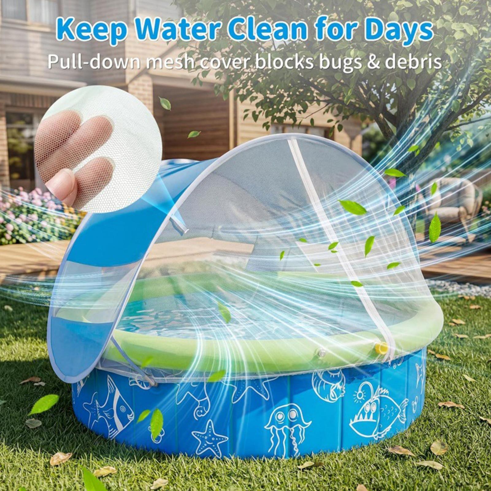 Kiddie Pool with Canopy 120x30 - огляд і ціна Kids Outdoor Activity Centre