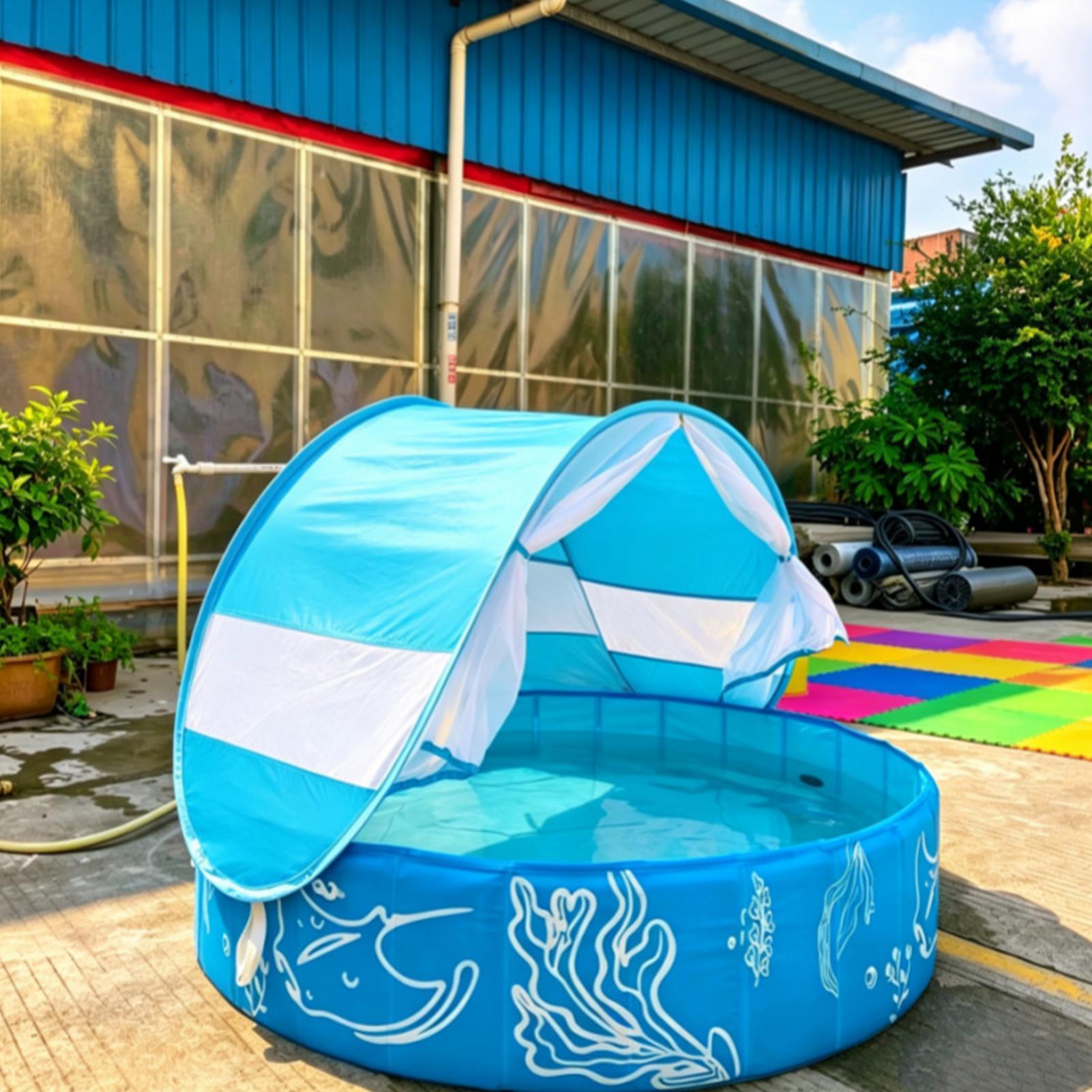 Kiddie Pool with Canopy 120x30 - огляд і ціна Kids Outdoor Activity Centre
