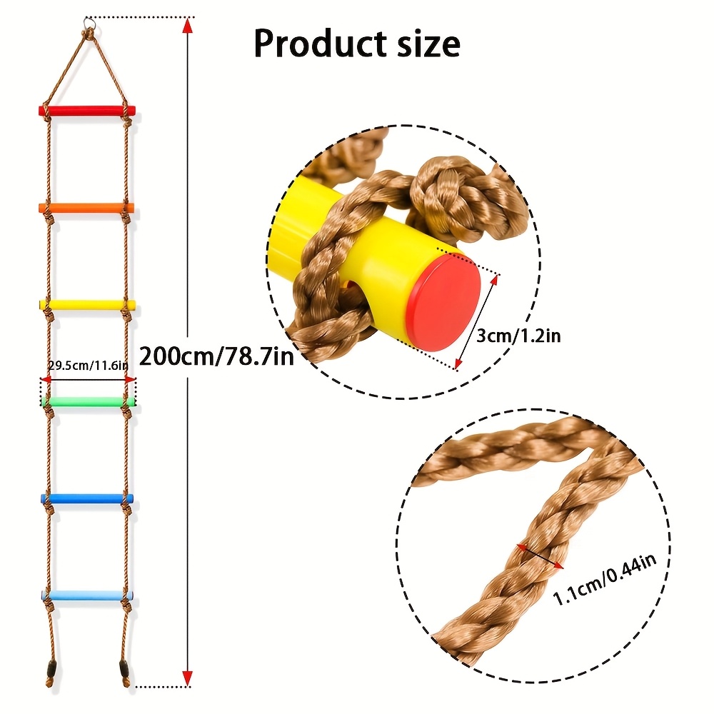 1pc Colorful Kid Climbing Ladd - огляд і ціна Kids Outdoor Ladder
