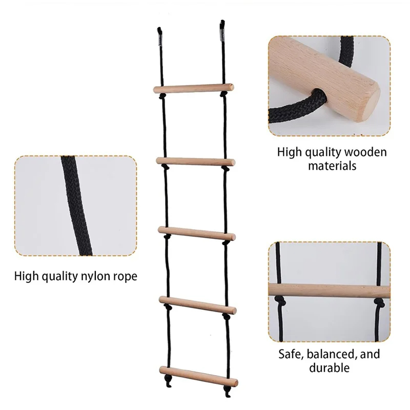 Children Climbing Rope Ladder  - огляд і ціна Kids Outdoor Ladder