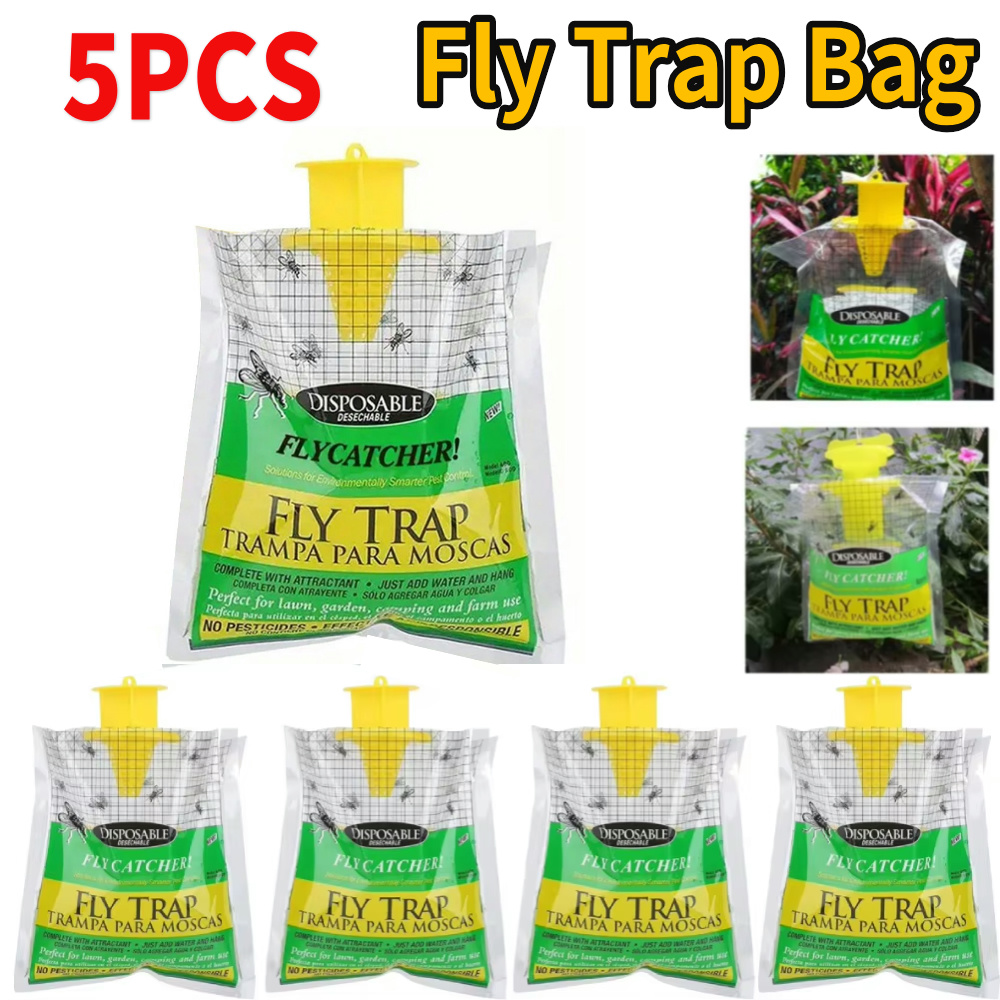 Hanging Fly Trap Bag with Fly  - огляд і ціна Bug Catching Kit