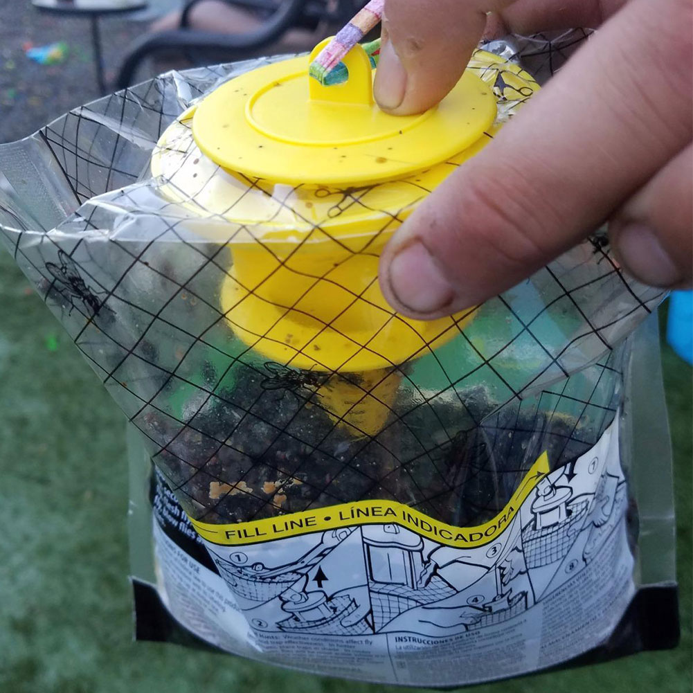 Hanging Fly Trap Bag with Fly  - огляд і ціна Bug Catching Kit