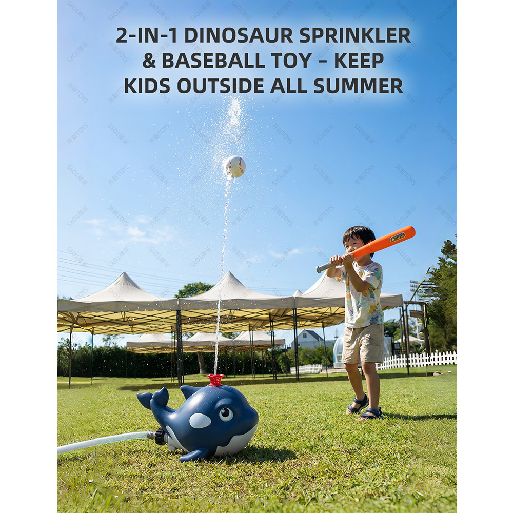 Cartoon Whale Sprinkler Outdoo - огляд і ціна Kids Outdoor Yard Tools