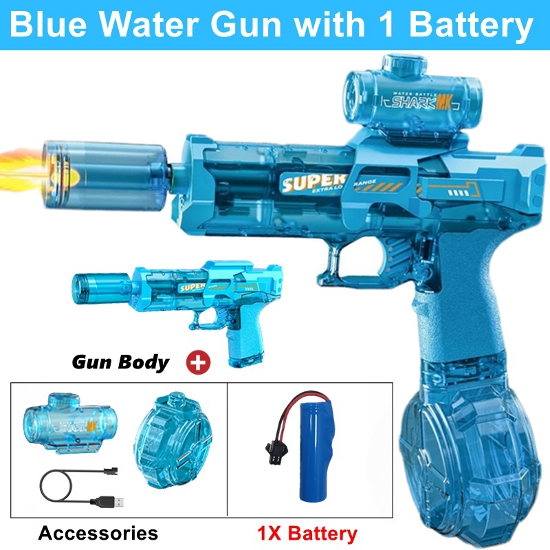 Electric Water Blaster Gun - A - огляд і ціна Kids Outdoor Games For Party