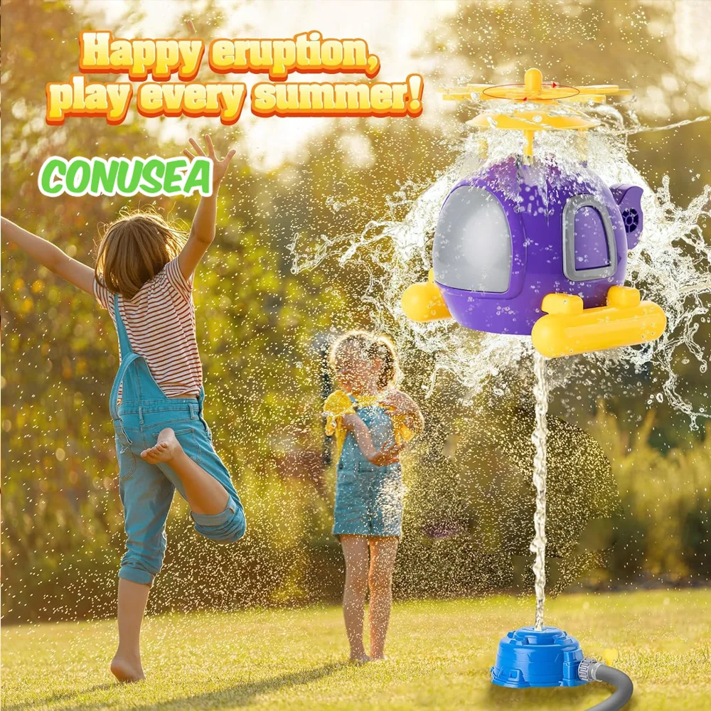 Helicopter Sprinkler Water Toy - огляд і ціна Kids Outdoor Yard Tools
