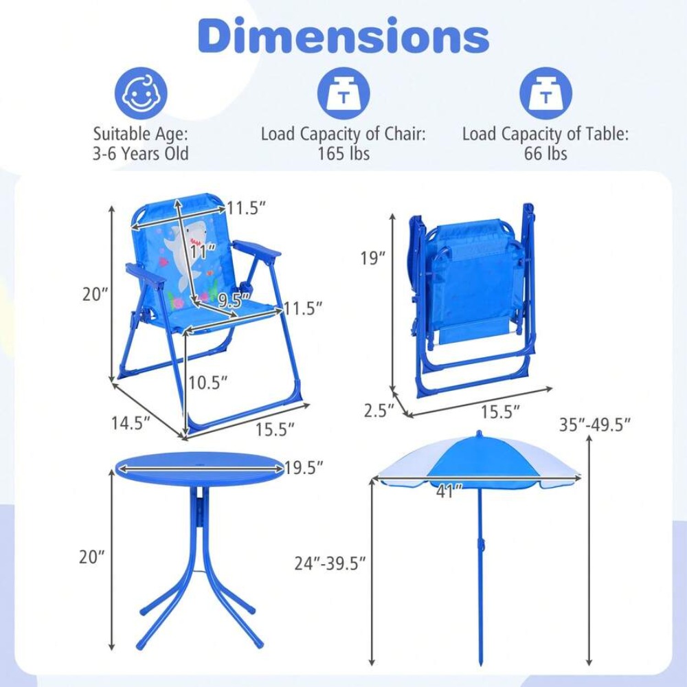 Childrens Picnic Table Outdoor - огляд і ціна Kids Outdoor Folding Table