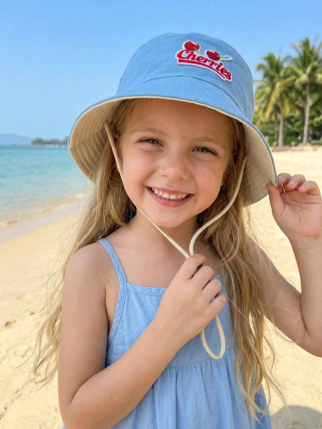1Pc 2-6Y Kids Red Cherry Fishe - огляд і ціна Kids Outdoor Hat